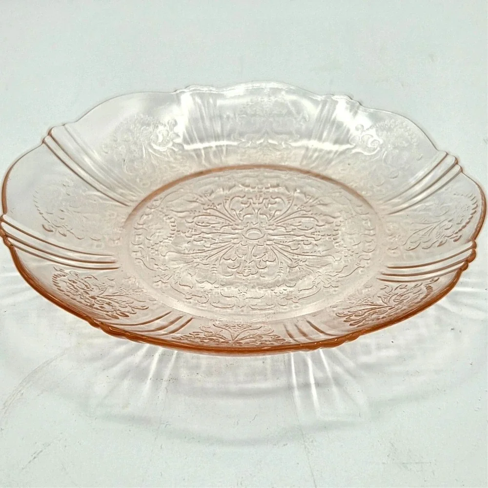 Vintage Pink Depression Glass American Sweetheart 6